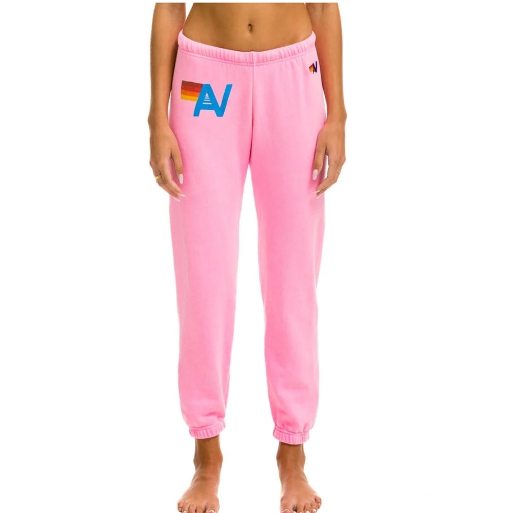 NWOT Aviator Nation “Logo Sweatpants”